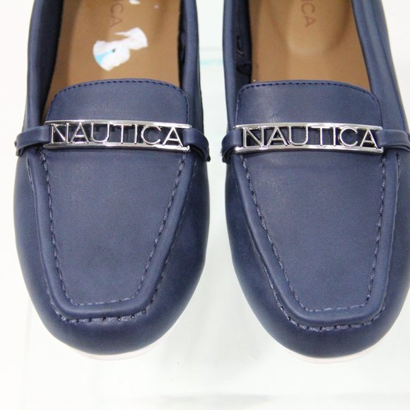 Nautica Hartley Loafer NEW sz 6 Women Faux Leather Moccasin Slip on Shoes - Picture 2 of 10